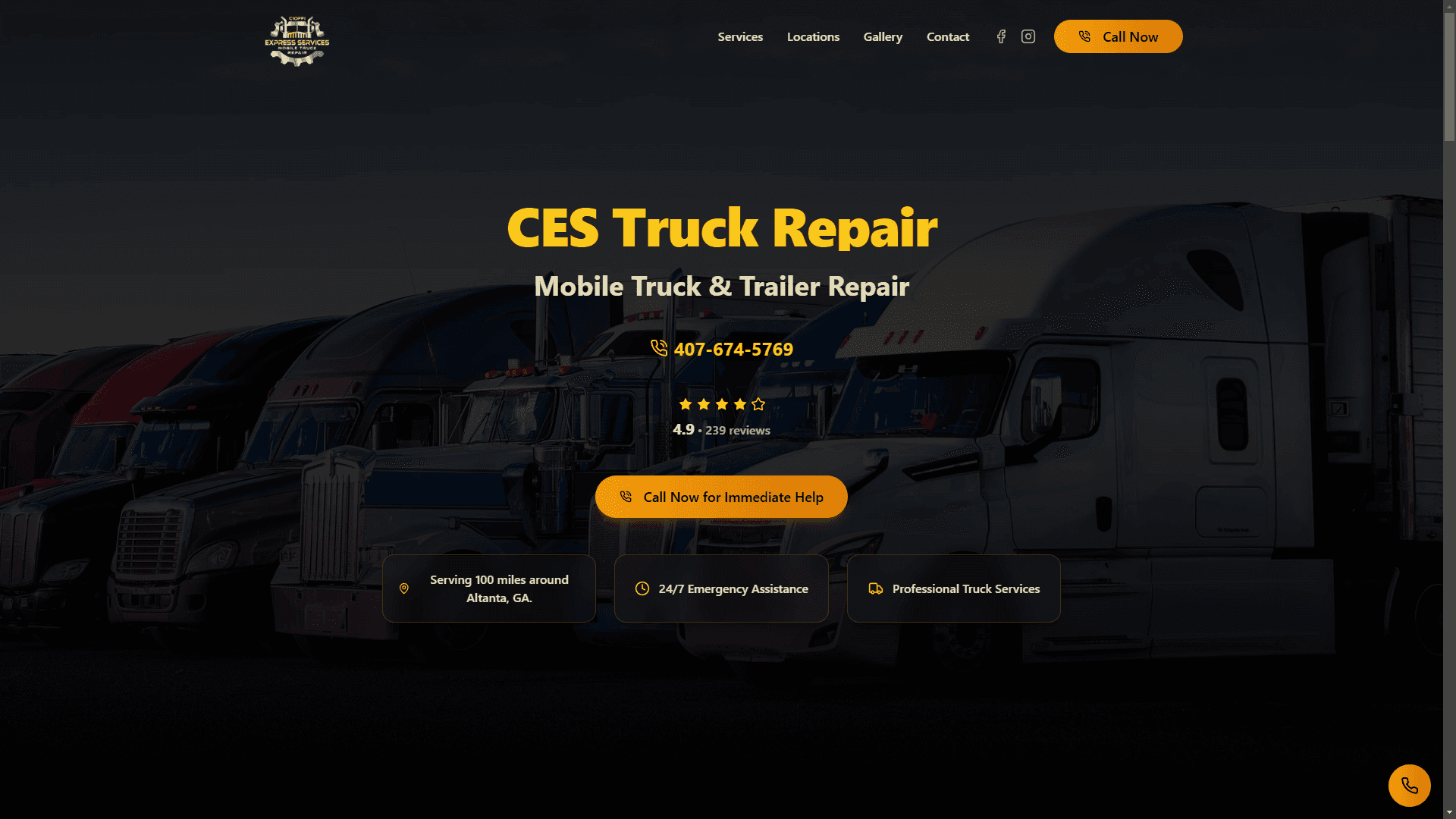 Sitio Web Moderno - Trucking