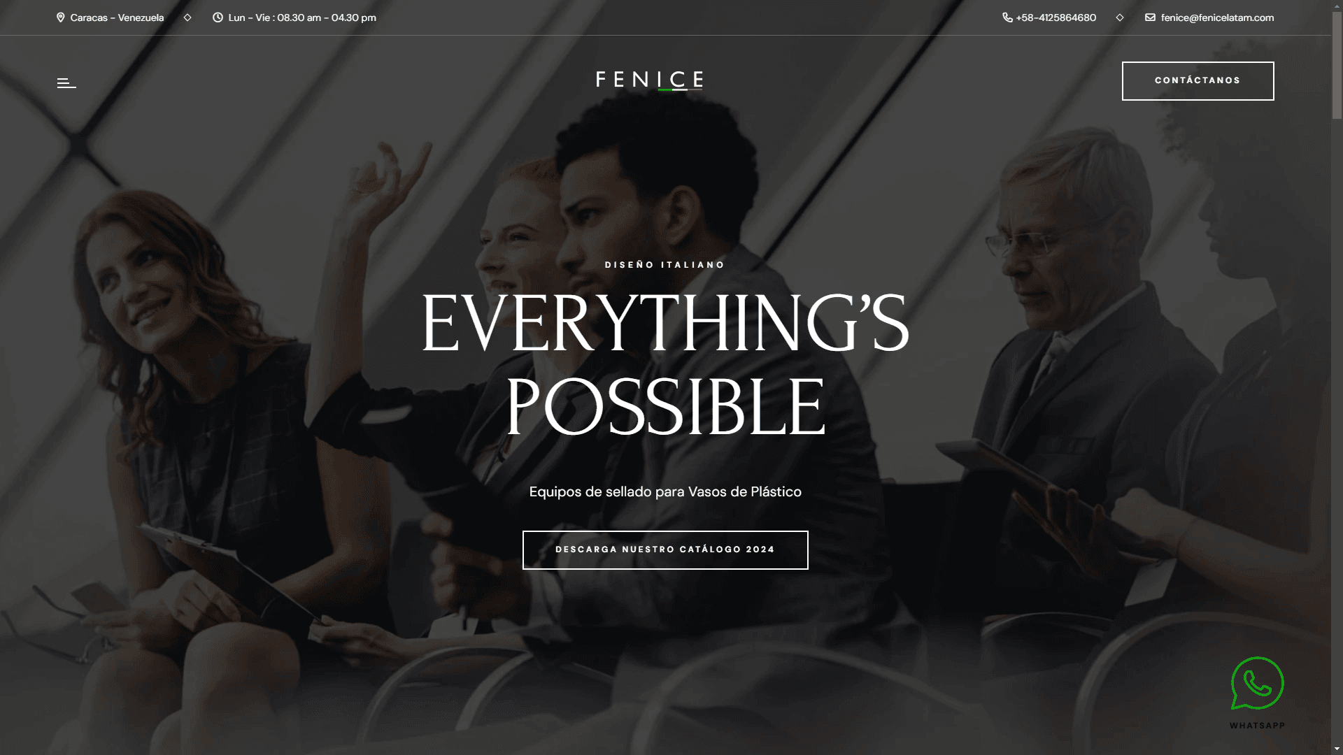 Landing Page Fenice Latam